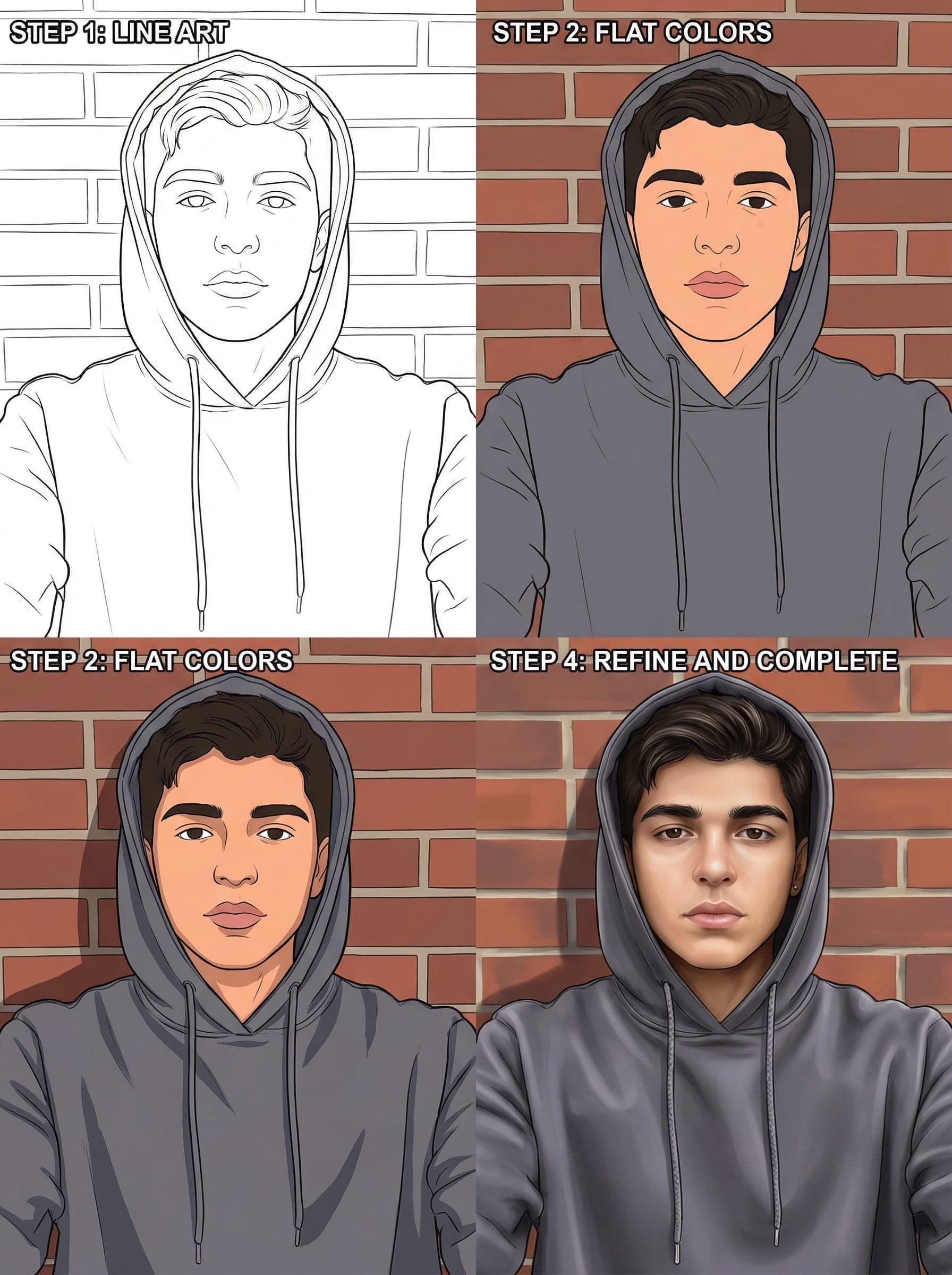 🎨 Line-to-Color Magic - After