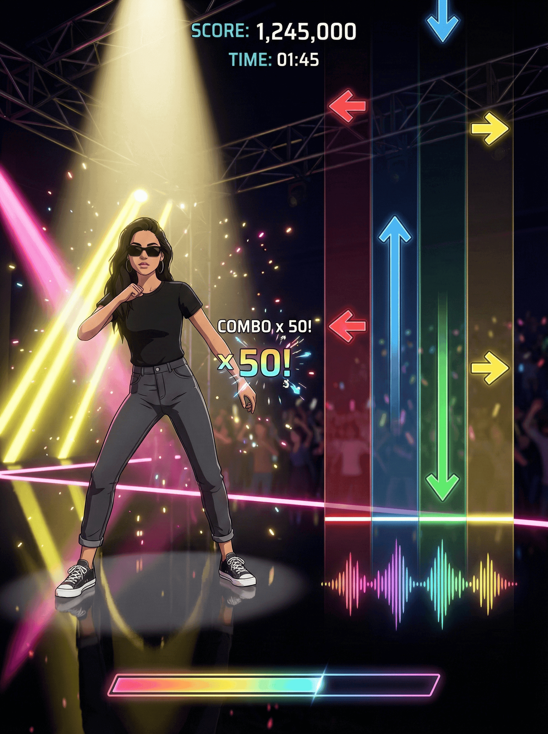 3D Rhythm Game Idol - After