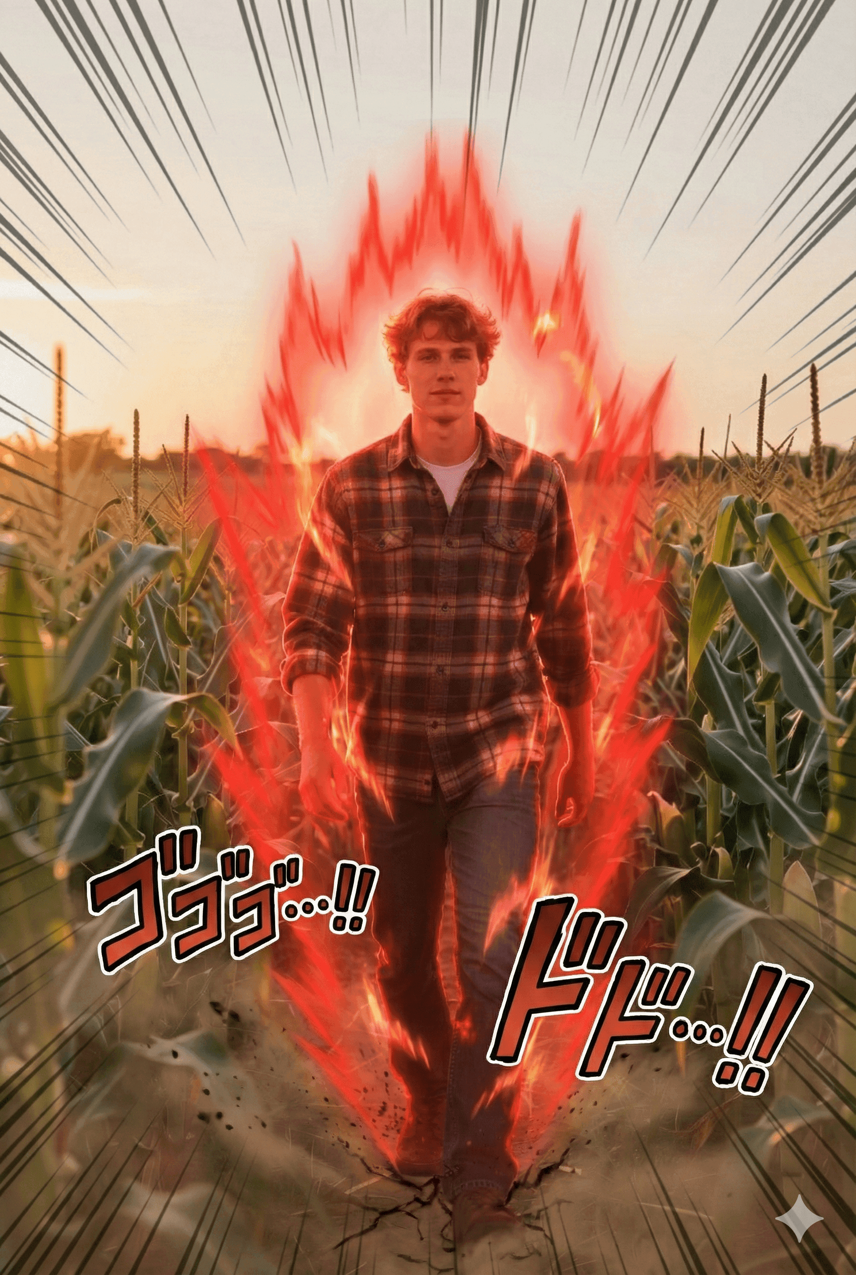 Red Energy Aura - After