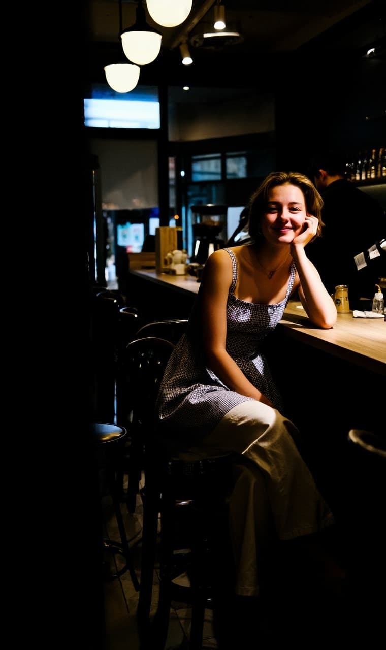 Playful Bunny Couture Studio Portrait - Before