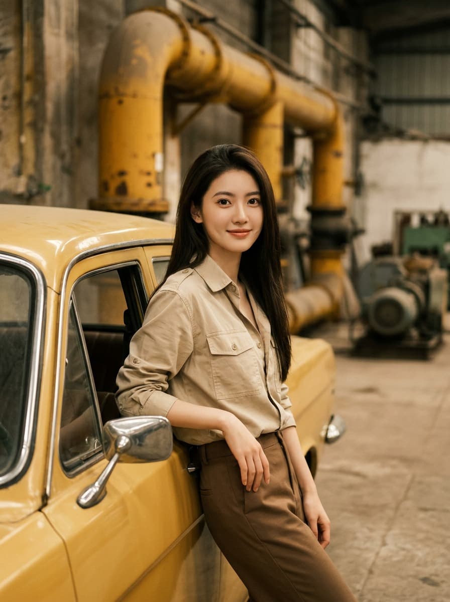 Vintage Car Portrait Vibes - After