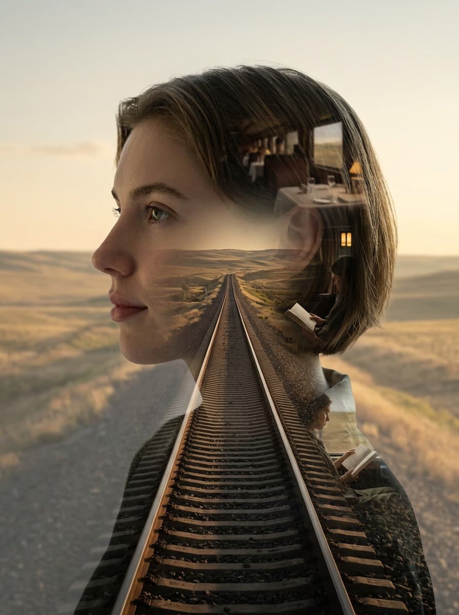 Cinematic Double Exposure Journey - After