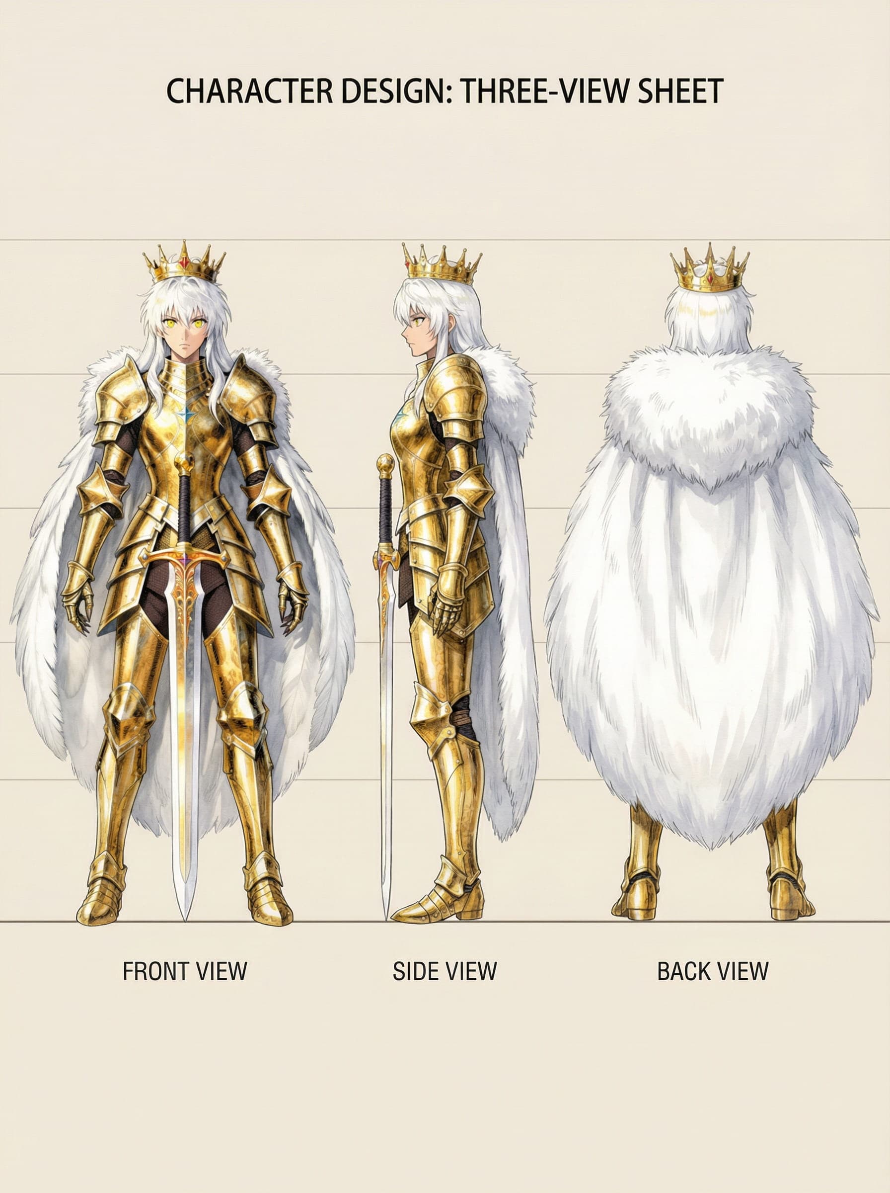 🔄 360° Character Sheet - After