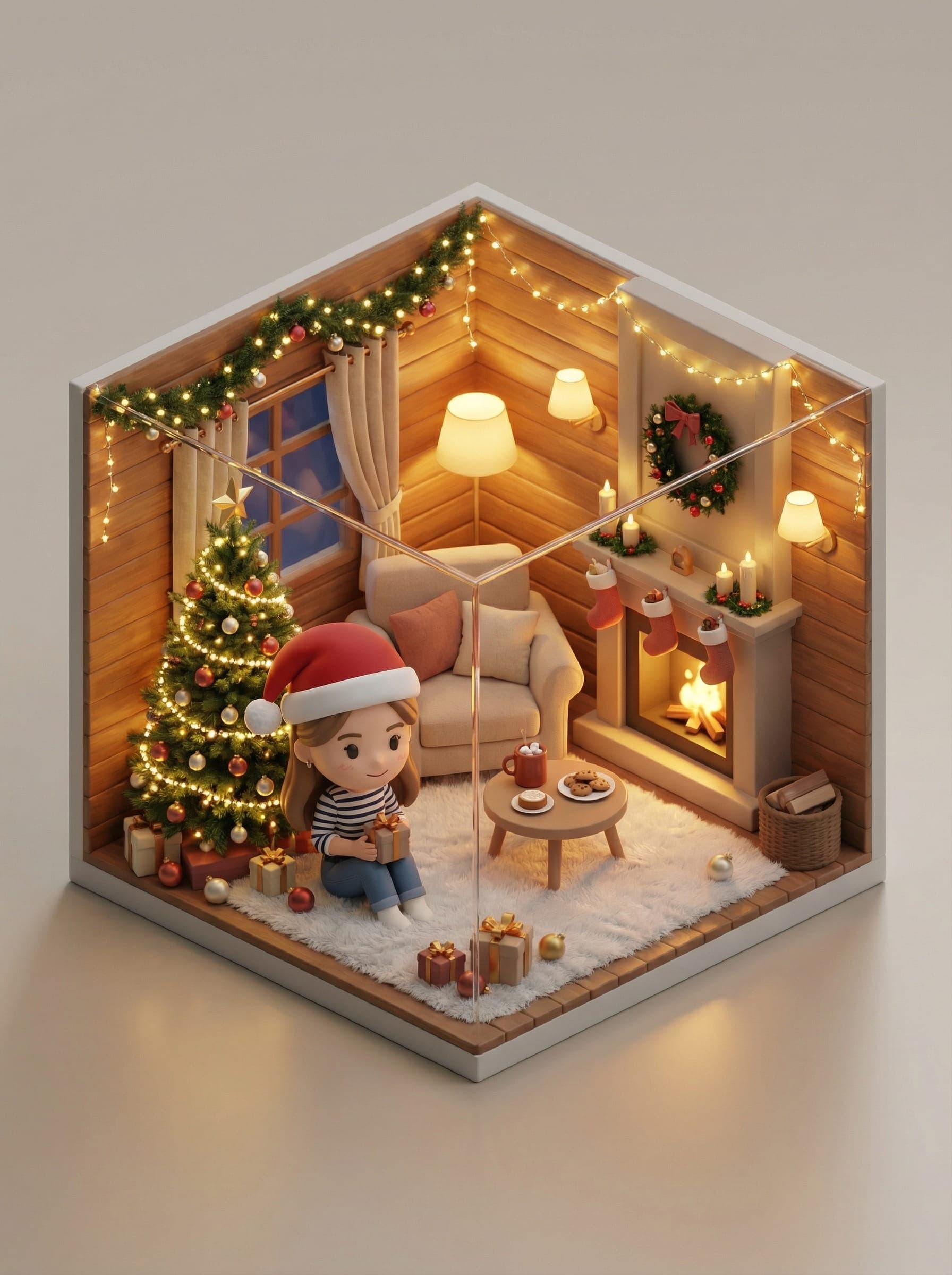 🏠 Cozy Xmas Cube - After